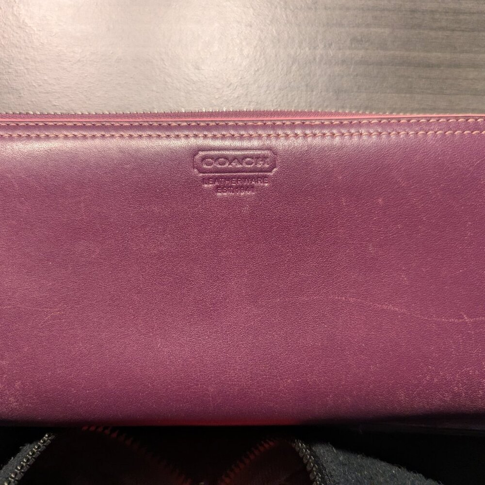 Coach Long Zip-Around Wallet